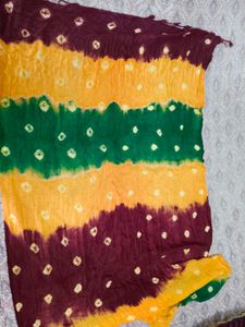 Colorful Bandhani Print Dupatta