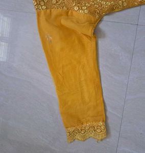 Yellow Lace Kurti 💛 ✨️