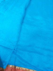 sky blue saree
