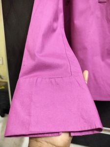 Magenta Shirt Top