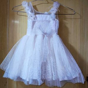 Cute White Flower Girl Dress