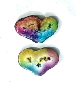 Rare Solar Quartz Pair