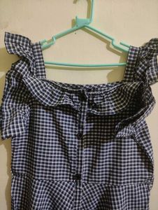 Gingham Ruffle Dress