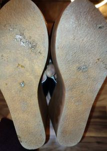 Black Wedge Sandals size 36