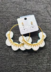 Beaded Hoop Earring Set