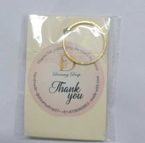 Personalized Resin Initial Keychain