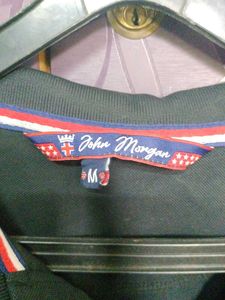 John Morgan Black Polo Shirt - Size M