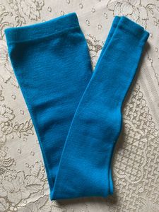 Blue ( Firozi ) colour Woollen Legging (free size)