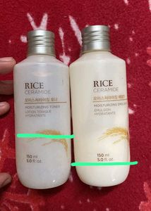 The Face Shop Rice Emulsion Toner And Moisturizer