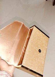 Gold &amp; Brown Clutch