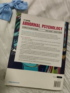 Abnormal Psychology Book For College Student