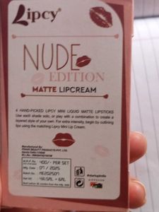 Lipcy Nude Matte Lipcream