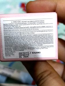 LANEIGE Bouncy And Firm Sleeping Mask