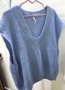 V Neck Half Sleeve Sweater