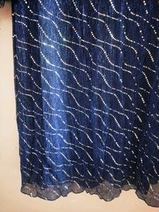 SAVANA Blue Embellished Dress
