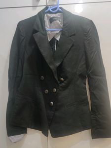 Matt Black Formal Blazer