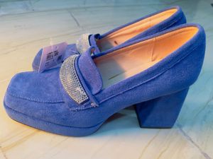 Royal Blue Embellish Heels 👠