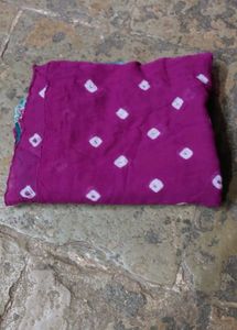 Cotton Silk Bandhani Dupatta