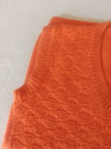 Hand Woven Sweater (Orange 🧡)