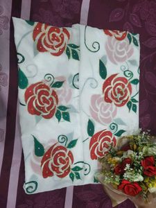 Floral Dupatta hand painted