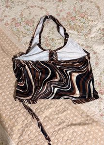 Swirl Halter Top