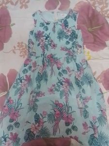 Cute Floral Girls Dress