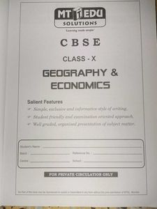 Geographic Economics NCERT Class 10 Digest