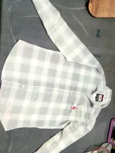Checkered Button-Down Shirt