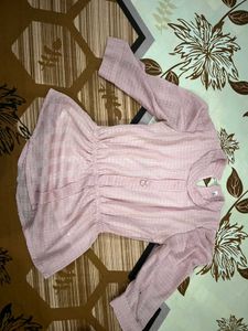 Pink Top Girlish Style