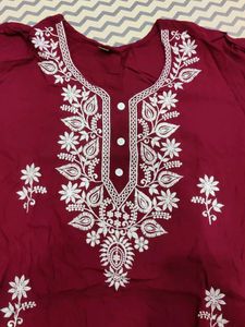 Embroidered Short Kurta