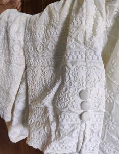 Chikankari Embroidered Palazzo Pant