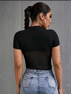 Chic Black Corset Top
