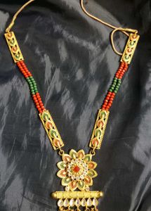 Gold-tone Floral Necklace