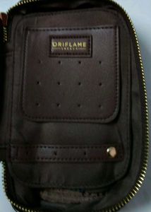 Crocodile Print Pouch