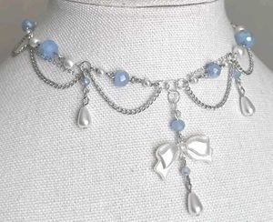 y2k beads necklace conquete chain