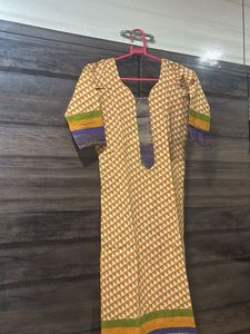 Elegant Mustard Kurta