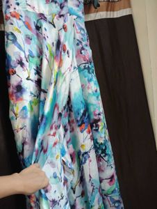 Watercolor Floral Maxi Dress