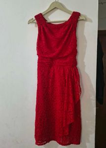 Elegant Red Lace Dress-Parties &amp; Special Occasions
