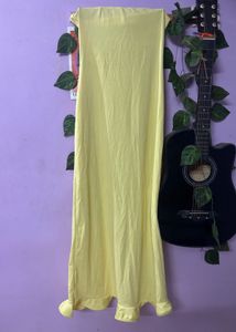SAVANA Butter Yellow Tube Dress