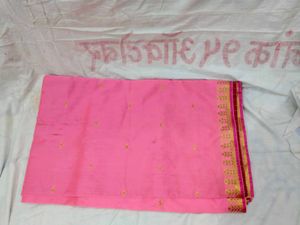 Pink Coloured Festival Wear Saree