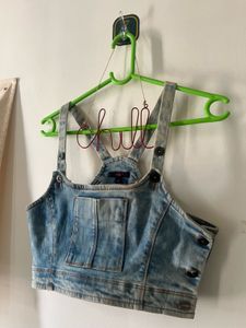 Denim Crop Top