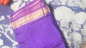 Purple Color Silk Saree🟣🟪☂️