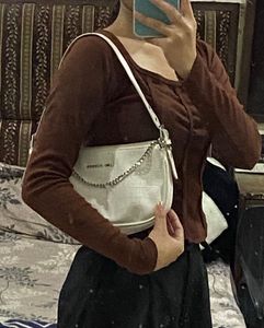 Lino Perroa White Shoulder Bag