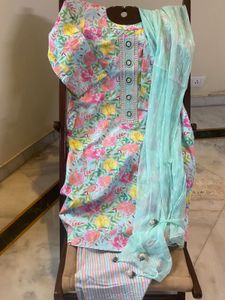 Blue Suit With Salvar/Dupatta