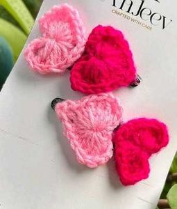 Heart Hair Clips