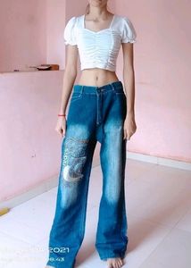 Bootcut Faded Jeans 👖
