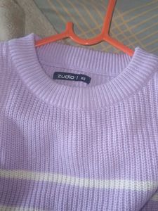 Striped Knit Sweater