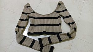 Striped Crop Top