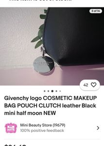 GIVENCHY Logo Cosmetics Makeup 💄 Pouch 👝