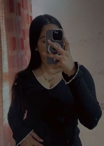 Ribbed V-Neck Top